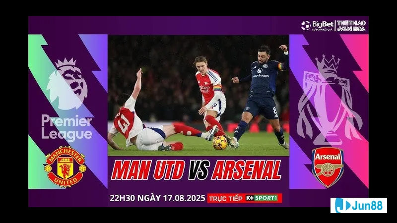 Nhận định trận đấu MU vs Arsenal: Ai sẽ chiến thắng tại Ngoại hạng Anh 2025/26? 12 Trận đấu trực tiếp giữa MU và Arsenal ngày 17/8