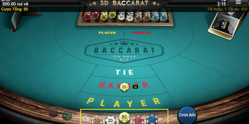 Hướng dẫn chơi Baccarat 3D tại Casino Jun88 cho người mới 4  Baccarat 3D tại Casino Jun88