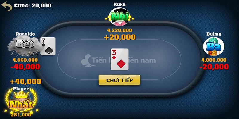 Trò chơi Tiến lên đếm lá đổi thưởng casino Jun88 là gì? 6 tien len dem la doi thuong 4